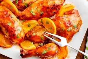 طرز تهیه مرغ پرتقالی گیلانی؛ خوراک گرمِ شب‌های نارنجی