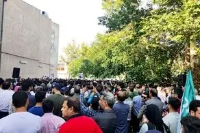 استقبال عجیب از سخنرانی ظریف در مشهد + عکس 