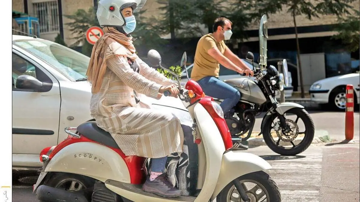 برخورد قاطع پلیس با موتورسواری زنان