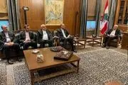 وزیر امور خارجه با رئیس مجلس لبنان دیدار کرد