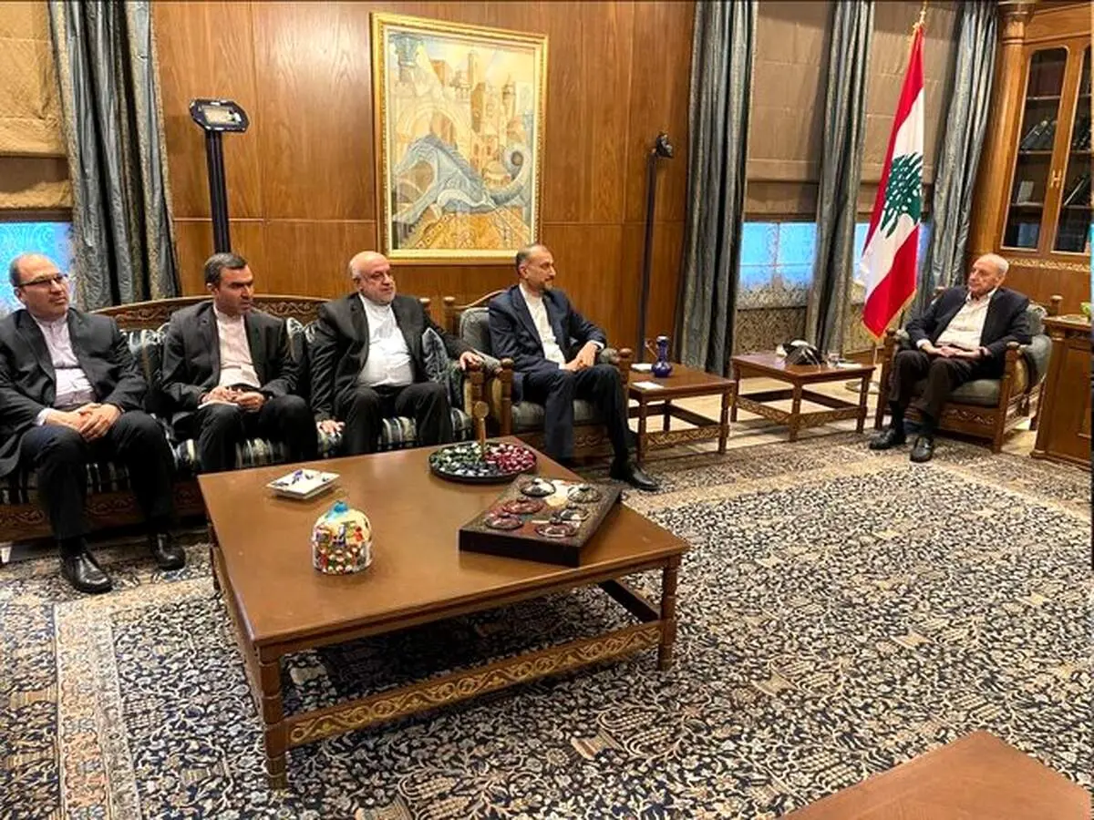 وزیر امور خارجه با رئیس مجلس لبنان دیدار کرد