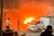 وقوع انفجار در یک بازار در شمال حلب