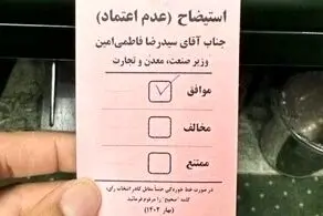 این نمایندگان به استیضاح فاطمی امین رای دادند+اسامی