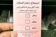 این نمایندگان به استیضاح فاطمی امین رای دادند+اسامی