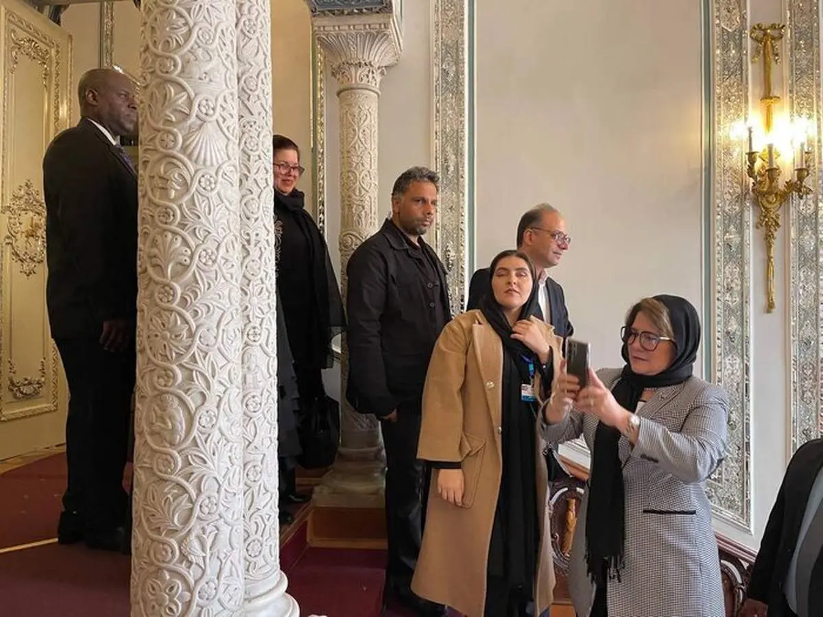 ذوق زدگی همسر رئیس جمهور کوبا از دیدن کاخ سعدآباد در بازدید سه ساعتهاش + ببینید