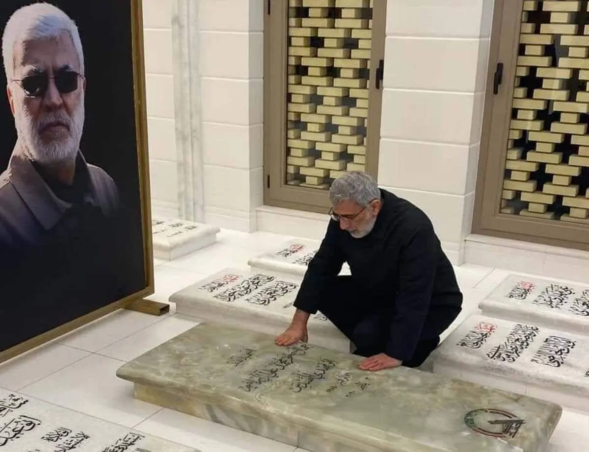 سردار قاآنی به نجف اشرف رفت/ ببینید 