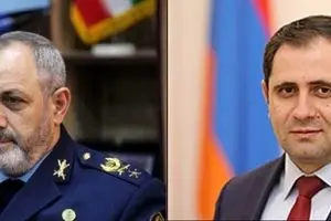 گفت‌وگوی وزرای دفاع ایران و ارمنستان در تهران