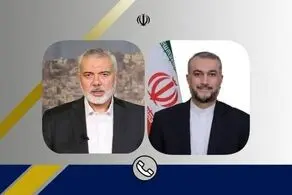 گفت‌وگوی تلفنی اسماعیل هنیه و امیرعبداللهیان درباره تحولات جاری فلسطین
