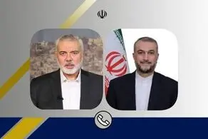 گفت‌وگوی تلفنی اسماعیل هنیه و امیرعبداللهیان درباره تحولات جاری فلسطین