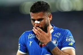 غیرت و تعصب بازیکن استقلالی زبانزد شد