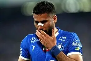 غیرت و تعصب بازیکن استقلالی زبانزد شد