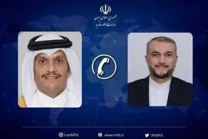 تماس تلفنی وزرای خارجه ایران و قطر