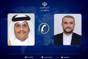 تماس تلفنی وزرای خارجه ایران و قطر