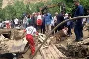 پیدا شدن پیکر یکی از مفقودین سیل جاده چالوس