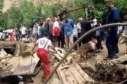 پیدا شدن پیکر یکی از مفقودین سیل جاده چالوس