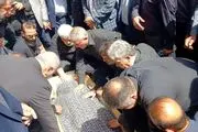 تشییع برادر هاشمی رفسنجانی در حرم حضرت عبدالعظیم(ع) 