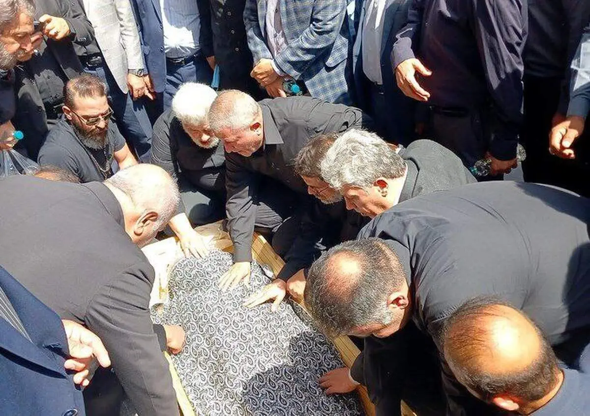 تشییع برادر هاشمی رفسنجانی در حرم حضرت عبدالعظیم(ع) 