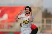 سپاهان مدافع پرسپولیس را روی هوا زد