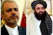 دیدار سرپرست جدید سفارت ایران در کابل با امیرخان متقی