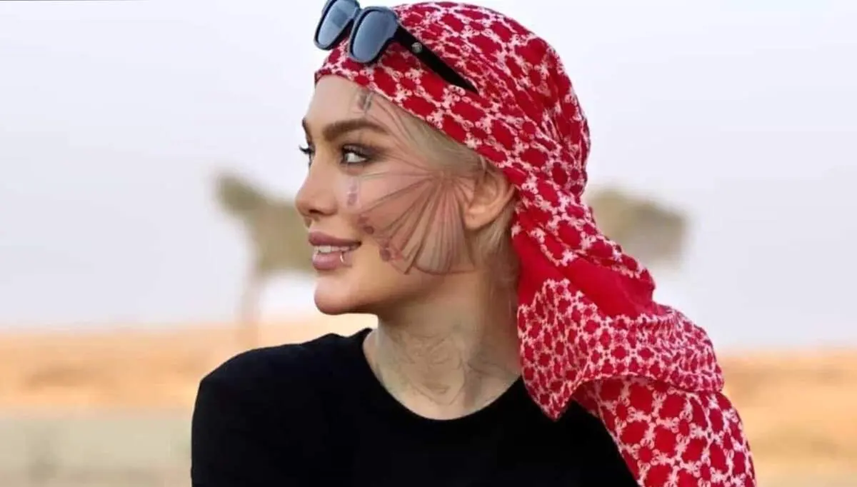سحر قریشی تتوهایش را پاک کرد/ اولین عکس از چهره جدید