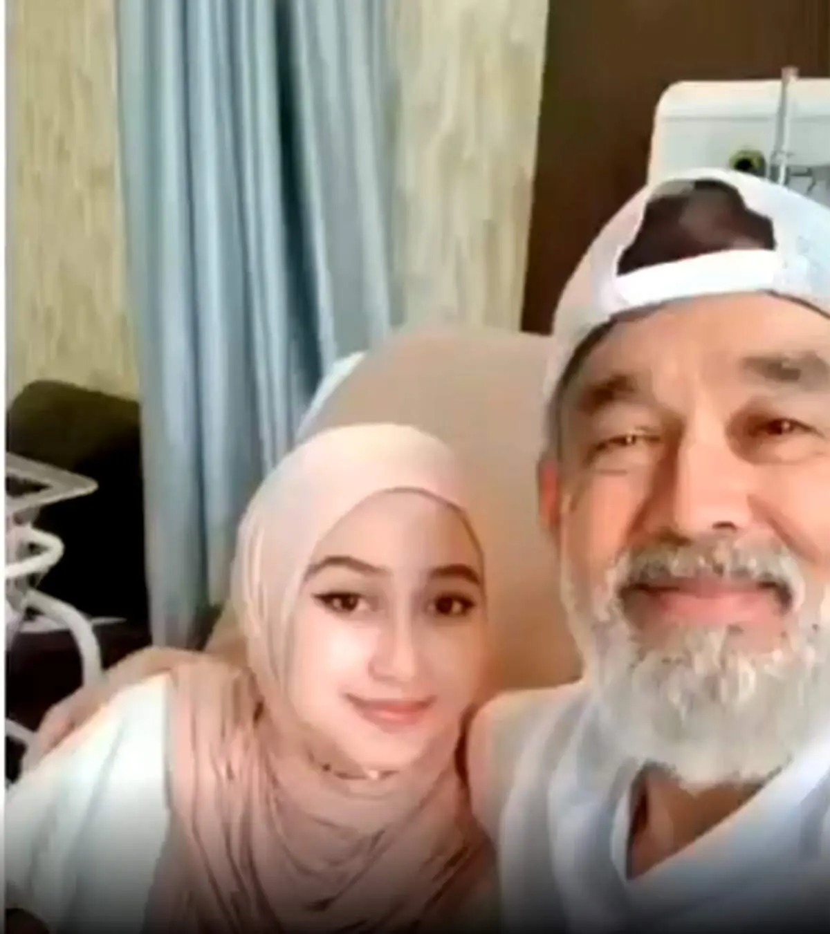 ازدواج جنجالی دختر ایرانی با پیرمرد 78 ساله خارجی+عکس