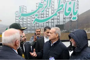 بازدید پزشکیان از شهرک مسکونی حضرت فاطمه زهرا(س) فراجا