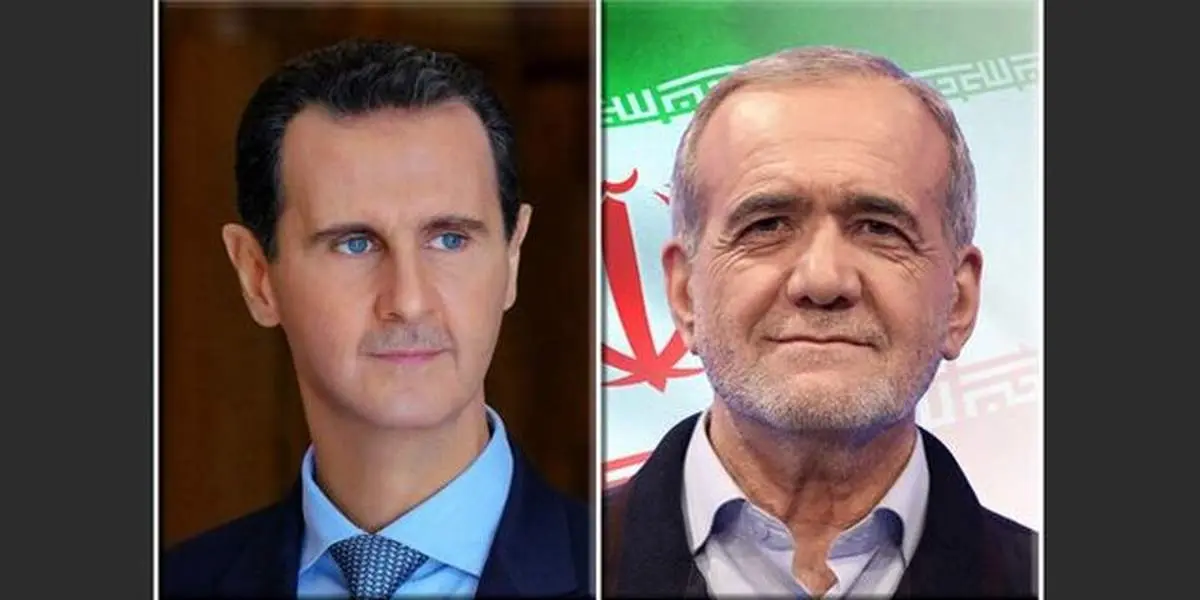 پیام بشار اسد به مسعود پزشکیان: برای شما آرزوی امنیت و ثبات ایران را دارم