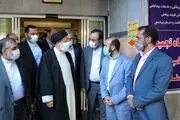 رییسی به بازدید میدانی رفت 