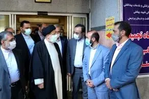 رییسی به بازدید میدانی رفت 