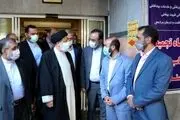 رییسی به بازدید میدانی رفت 