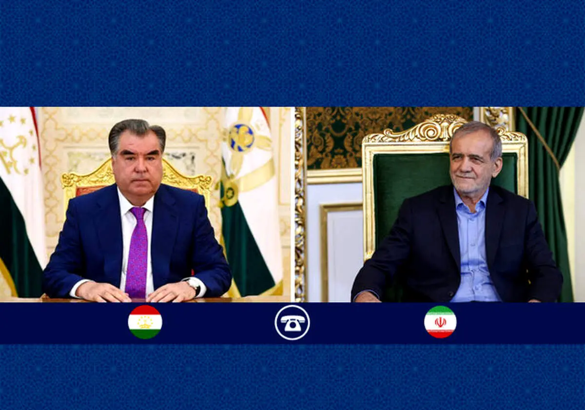 روسای جمهور ایران و تاجیکستان تلفنی گفتگو کردند 