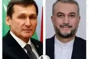 تماس شبانه امیرعبداللهیان با همتای ترکمنستانی