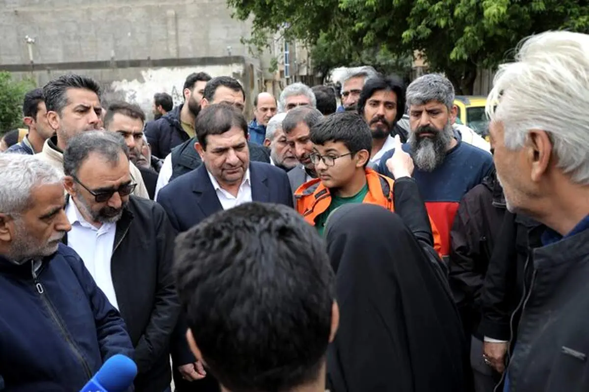 بازدید میدانی مخبر از مناطق سیل زده شهر مشهد 
