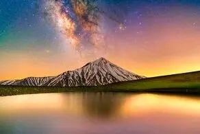 تصویر حیرت انگیز از کهکشان راه شیری در آسمان ایران