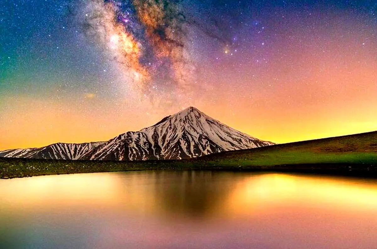 تصویر حیرت انگیز از کهکشان راه شیری در آسمان ایران