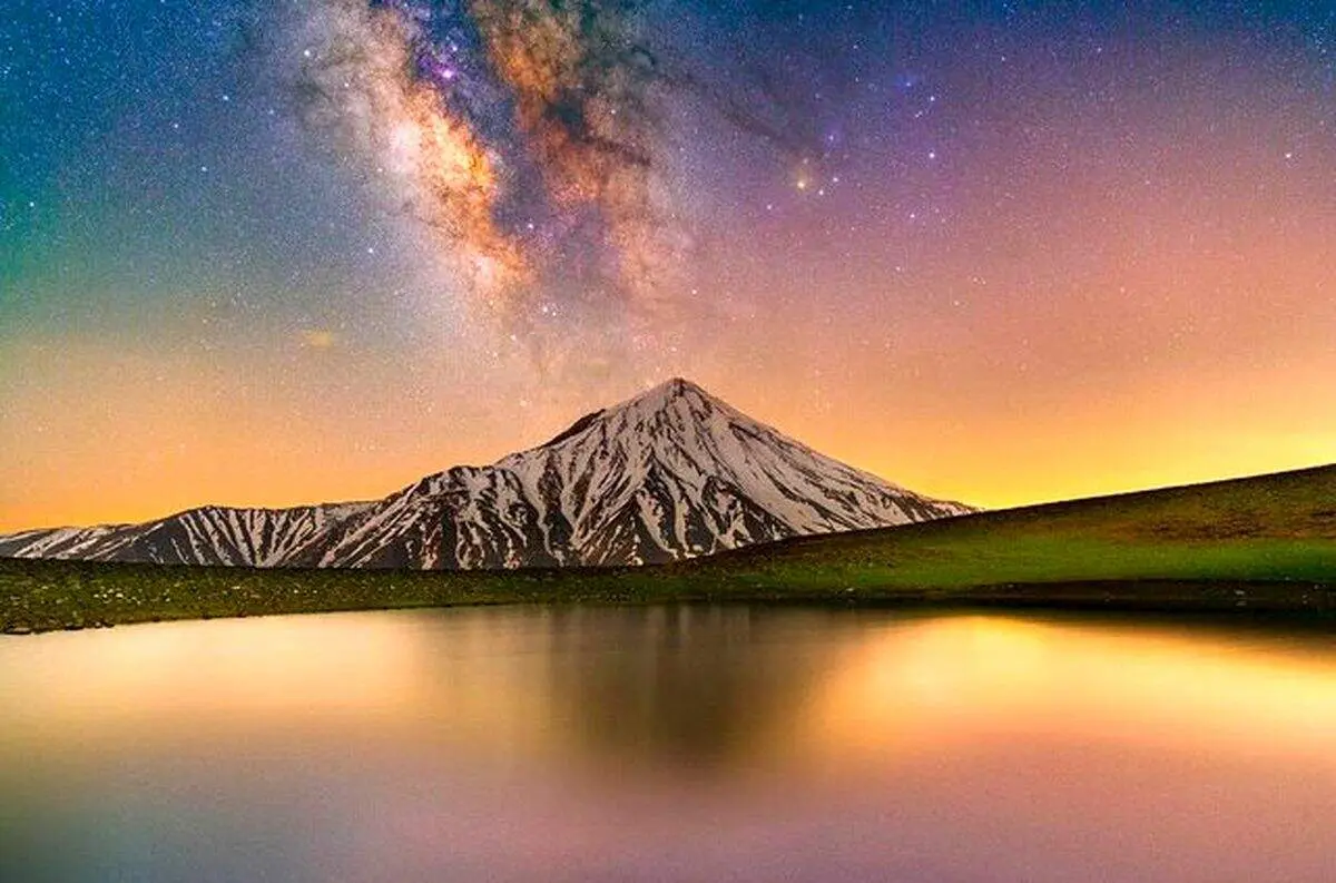 تصویر حیرت انگیز از کهکشان راه شیری در آسمان ایران