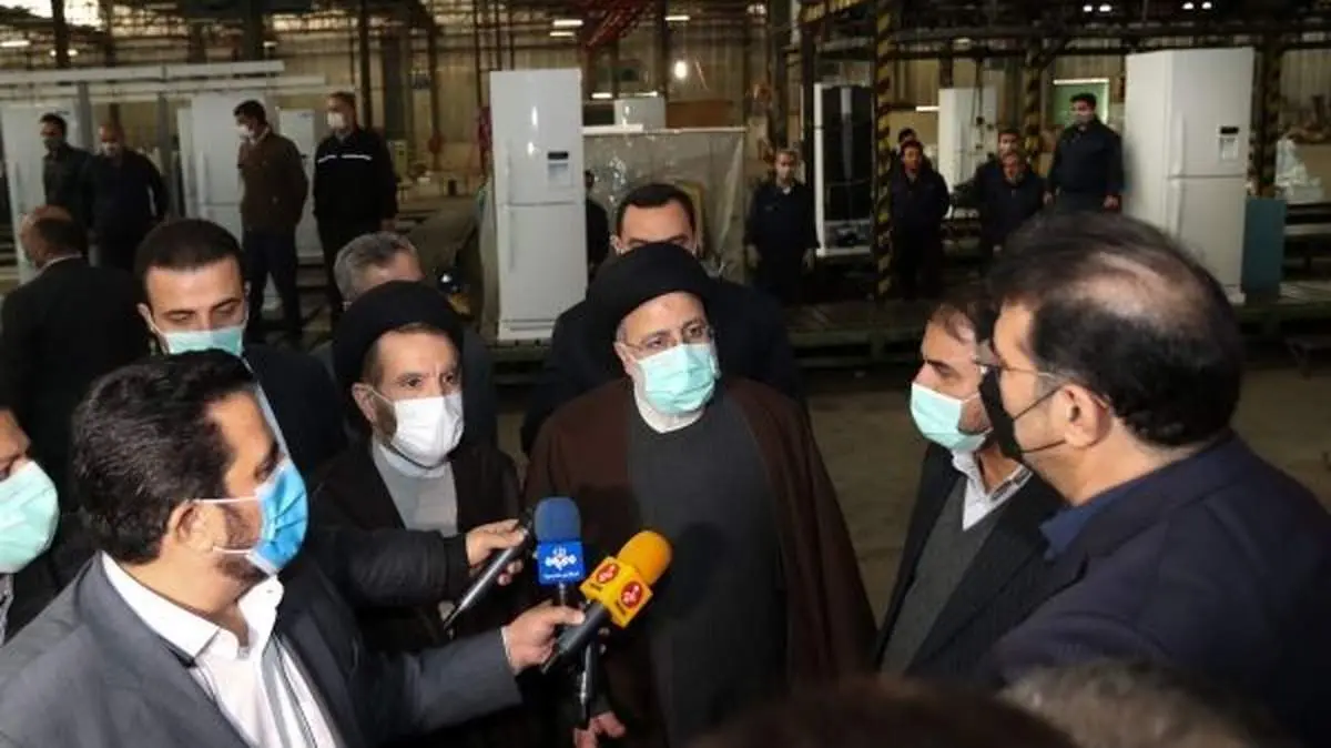 بازدید رئیس جمهور از کارخانه یخچالسازی بوژان لرستان