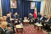 دیدار باقری با سران مقاومت فلسطینی در سوریه 