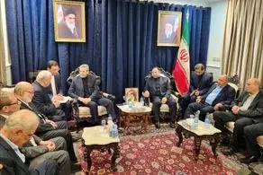 دیدار باقری با سران مقاومت فلسطینی در سوریه 