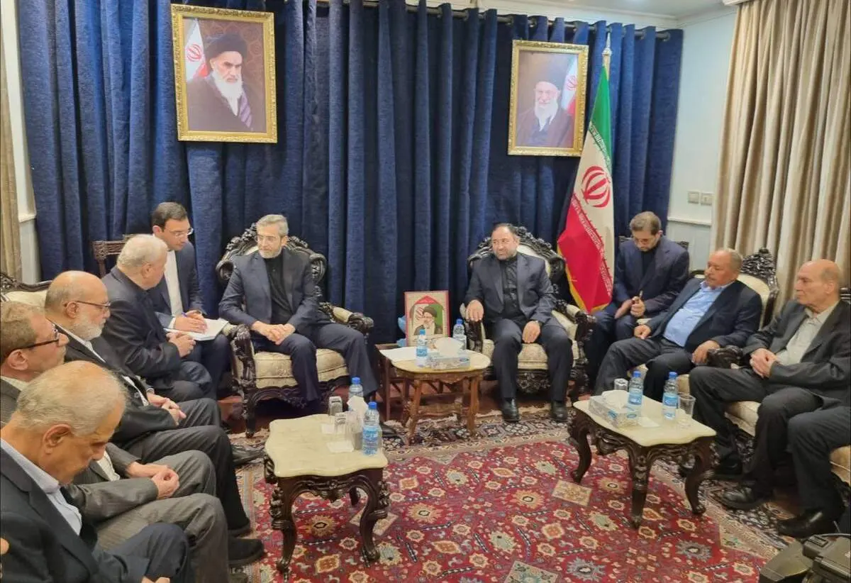 دیدار باقری با سران مقاومت فلسطینی در سوریه 