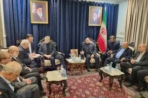 دیدار باقری با سران مقاومت فلسطینی در سوریه 