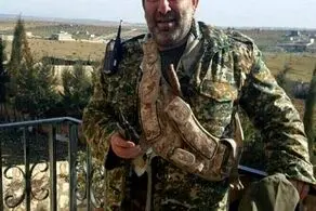 عکس دیده نشده از سعید حدادیان استاد جنجالی دانشگاه تهران با لباس نظامی در سوریه! + ببینید 