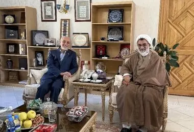 دیدار دبیر شورای عالی انقلاب فرهنگی با رئیس بنیاد ایران‌شناسی 