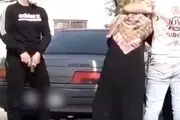 لحظه سرقت و زورگیری با روش «خفه کنی» از بانوان+فیلم