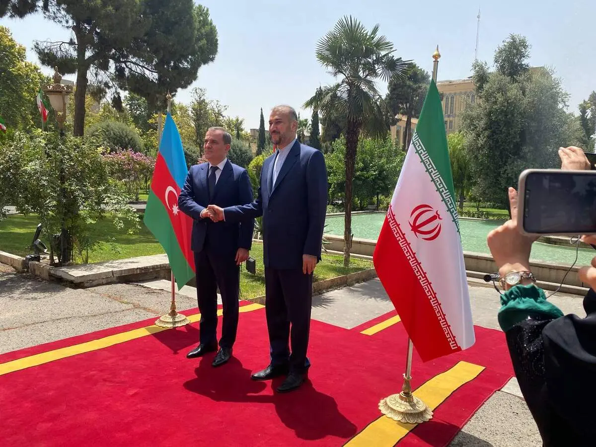فیلم استقبال رسمی وزیر امور خارجه از همتای آذربایجانی+ببینید