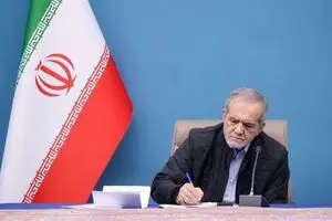 پیام تسلیت پزشکیان به حسین مظفر