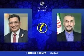 گفتگوی وزیر خارجه سریلانکا با امیرعبداللهیان