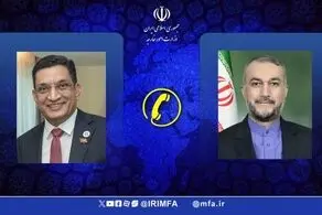 گفتگوی وزیر خارجه سریلانکا با امیرعبداللهیان