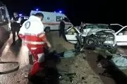 تصویر دلخراش از تصادف مرگبار در شیراز| چیزی از خودرو باقی نماند+ببینید