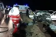 تصویر دلخراش از تصادف مرگبار در شیراز| چیزی از خودرو باقی نماند+ببینید